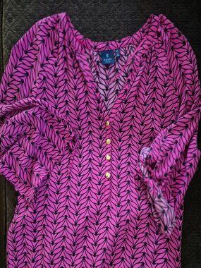 XS ,colorful Tunic. Kaari Blue.